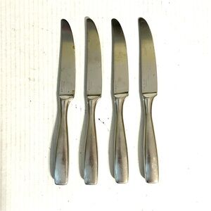 4 Piece Lot Yamazaki MEDIAN Stainless Butter / Dinner Knives